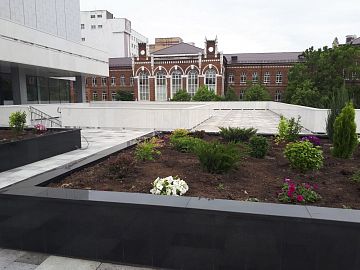 Финишный вид клумбы